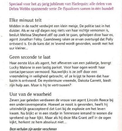 Black Rose Jubileum Bundel 100: Elke minuut telt / Geen seconde te laat / Uur van de waarheid / Debra Webb - Afbeelding 2