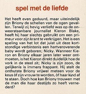 Bouquet 474: Spel met de liefde / Penny Jordan - Afbeelding 2