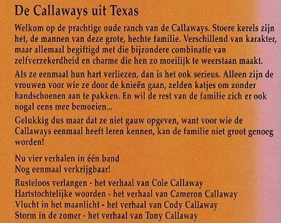 De Callaway familie / Annette Broadrick (4 verhalen in 1 band) - Afbeelding 2