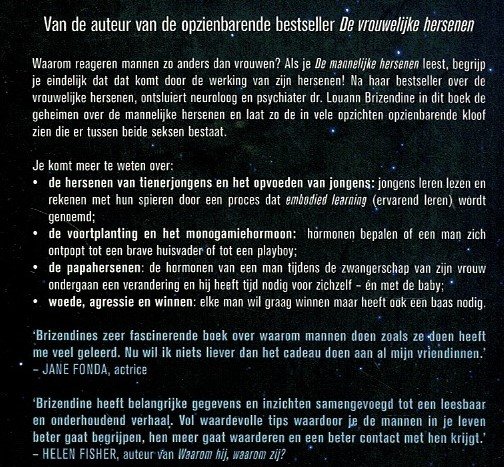 De mannelijke hersenen / Louann Brizendine (zachte kaft) - Afbeelding 2