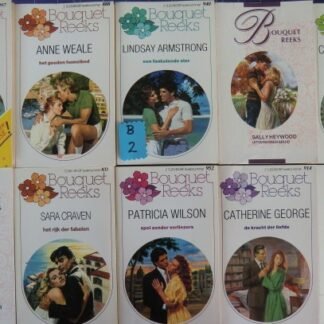Aanbieding Bouquet Reeks B2: 10 boeken voor € 5,- (Het zijn de oudere nummers. De boeken zijn in goede staat)