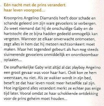 Bouquet 4357: Zwanger van de kroonprins / Lynne Graham - Afbeelding 2