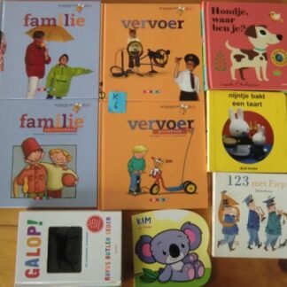 Actie kinderboeken K6 (Voorleesboeken): 9 boeken voor € 3,- (het zijn boekjes met duidelijke gebruikssporen)