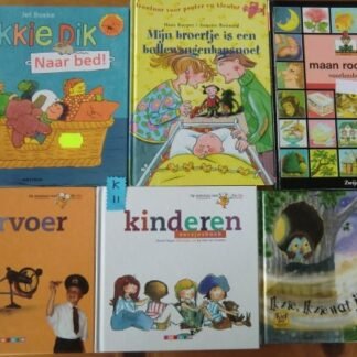 Actie kinderboeken K11 (Voorleesboeken): 6 boeken voor € 3,- (het zijn boekjes met duidelijke gebruikssporen)