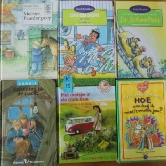 Actie kinderboeken K15 (AVI E5 - E6): 6 boeken voor € 3,- (het zijn boekjes met duidelijke gebruikssporen)