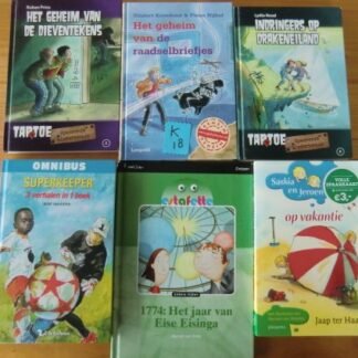 Actie kinderboeken K18 (AVI E5 - E6): 6 boeken voor € 3,- (het zijn boekjes met duidelijke gebruikssporen)
