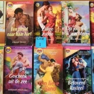 CHR 1: 10 Candlelight Historische romans voor € 5,- (het zijn boekjes met duidelijke gebruikssporen)