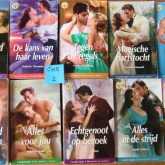 CHR 2: 10 Candlelight Historische romans voor € 5,- (het zijn boekjes met duidelijke gebruikssporen)