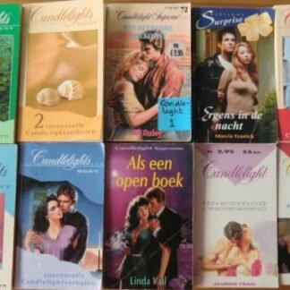 Candlelight 1: 10 romannetjes ( 14 verhalen) voor € 3,00 (het zijn oudere boekjes)