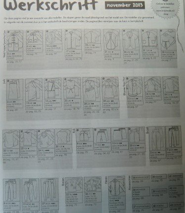 Knip Mode november 2013 (de raderbladen zitten vastgeniet) - Afbeelding 2