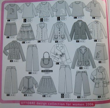 Ottobre Woman 2/2006 (de raderbladen zitten er los in) - Afbeelding 2