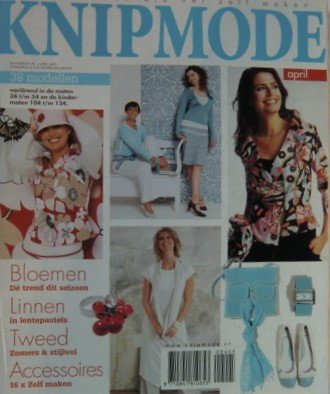 Knip Mode april 2005 (de raderbladen zitten er los in)