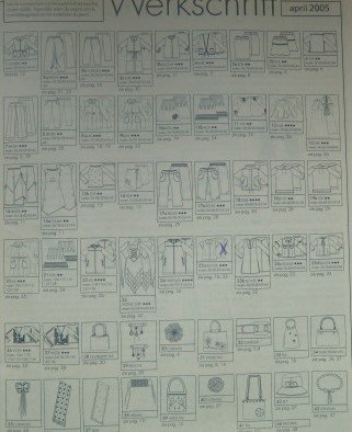 Knip Mode april 2005 (de raderbladen zitten er los in) - Afbeelding 2