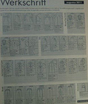 Knip Mode augustus 2011 (de raderbladen zitten er los in) - Afbeelding 2