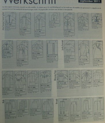 Knip Mode september 2011 (de raderbladen zitten er los in) - Afbeelding 2