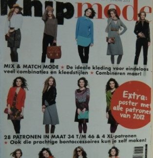 Knip Mode januari 2013 (de raderbladen zitten er los in)