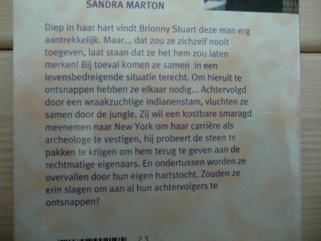 Bouquet 2123: Smaragdgroene ogen / Sandra Marton