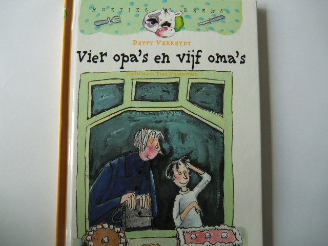 Vier opa's en vijf oma's / Detty Verreydt (AVI M4 ; harde kaft)