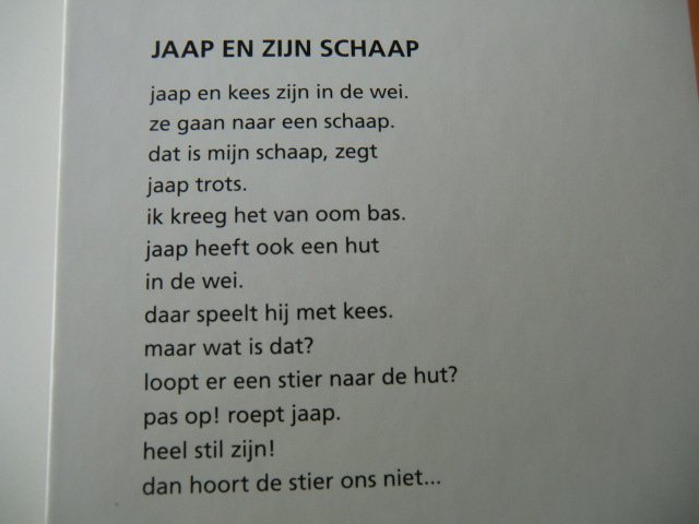 Jaap en zijn schaap / Nellie van Leerdam (AVI M3 ; harde kaft)