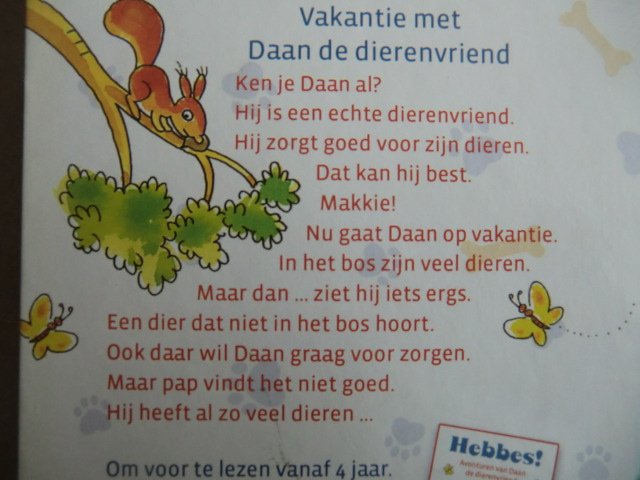 Makkie! Vakantie met Daan de dierenvriend / Heleen Buth (AVI E3 ; harde kaft)