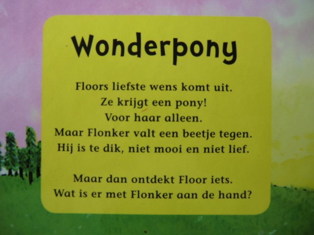 Wonderpony / Joke Reijnders (AVI E4; harde kaft)