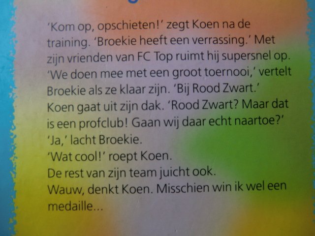 Koen Kampioen en het grote toernooi / Fred Diks ( AVI M5 - E5; harde kaft )