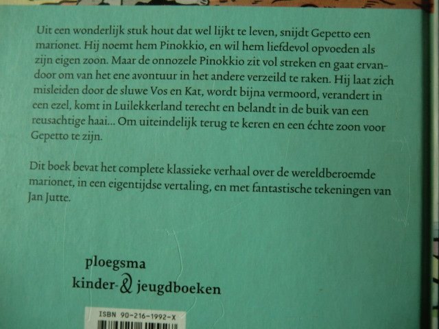 De avonturen van Pinokkio / Carlo Collodi (AVI 9 - AVI Plus; harde kaft)