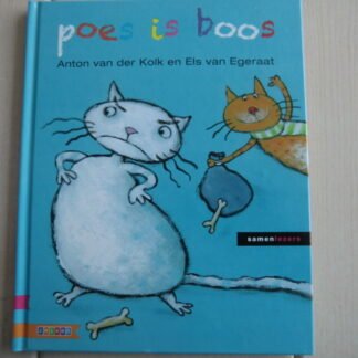 poes is boos / Anton van der Kolk (AVI M3 en AVI M4; Samenlezen boek; harde kaft)