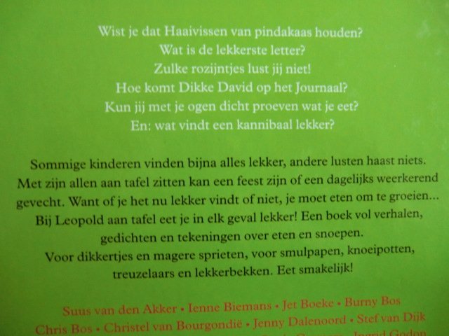 Aan tafel met Leopold (Voorleesboek; Harde kaft)