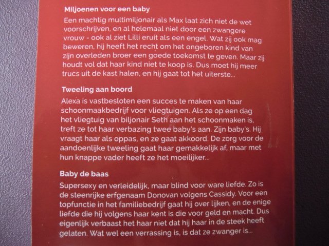 Intiem Speciale uitgave: Dol op de baby / Miljoenen voor een baby / Tweeling aan boord / Baby de baas / Leanne Banks / Catherine Mann / Katherine Garbera