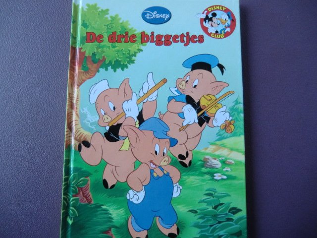 De drie biggetjes (Disney Boekenclub; harde kaft)