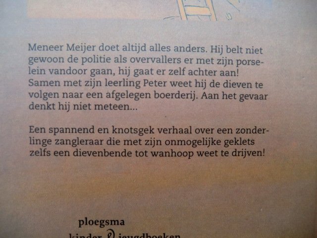 Meneer Meijer is de sigaar / Peter Jan Rens (AVI Plus ; Harde kaft)