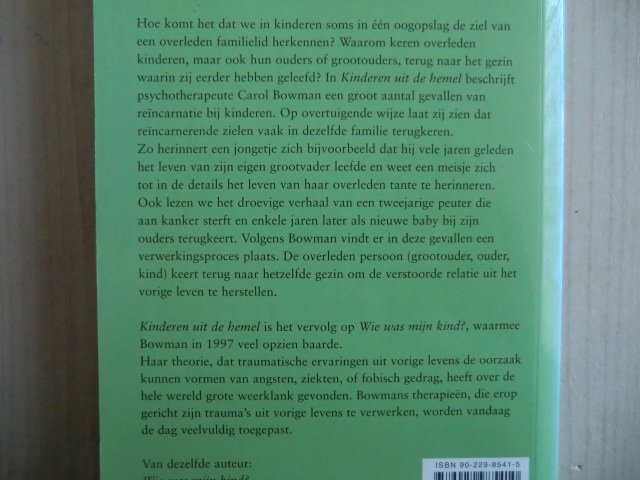 Kinderen uit de hemel / Carol Bowman (Paperback)