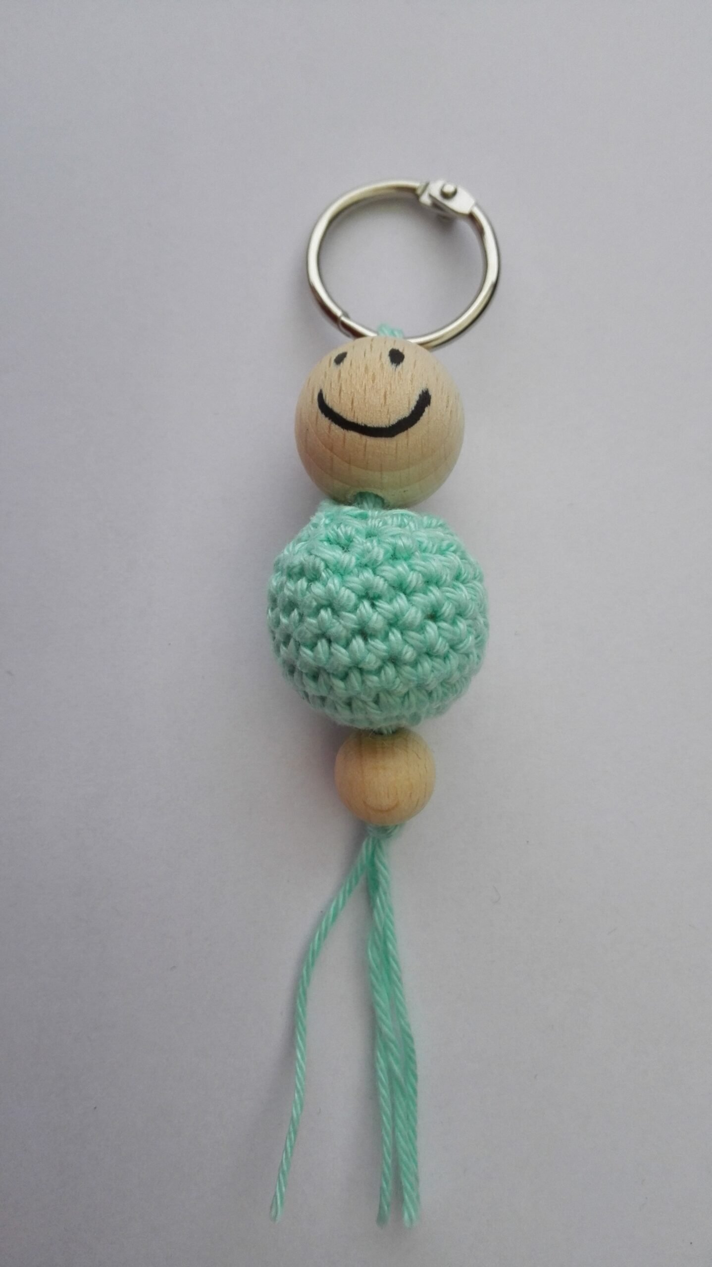 Sleutelhanger Gelukspoppetje mintgroen