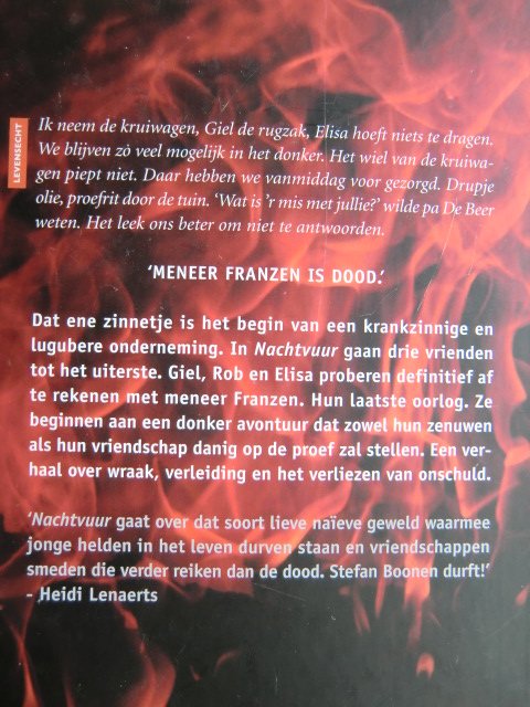 Nachtvuur / Stefan Boonen (Harde kaft)