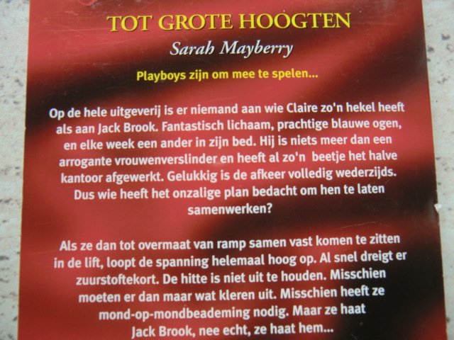 Sexy 120: Tot grote hoogten / Sarah Mayberry