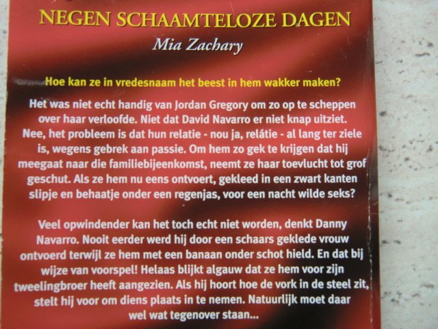 Sexy 102: Negen schaamteloze dagen / Mia Zachary