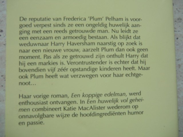 CHR 658: Een huwelijk vol geheimen / Katie MacAlister