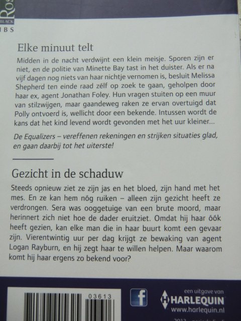 IBS Black Rose 36: Elke minuut telt / Debra Webb ; Gezicht in de schaduw / Jenna Ryan