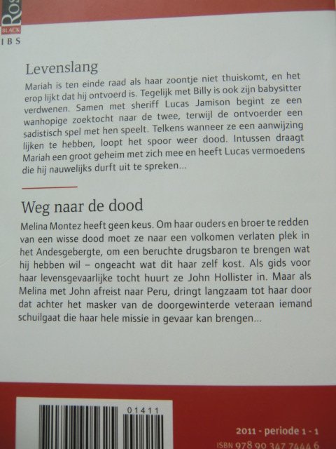 IBS Black Rose 14: Levenslang / Carla Cassidy ; Weg naar de dood / Cindy Dees