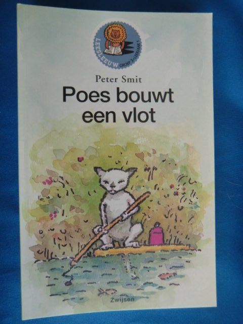 Poes bouwt een vlot / Peter Smit / AVI 2 / Leesleeuw groep 3