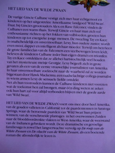 Het lied van de wilde zwaan / Celeste de Blasis