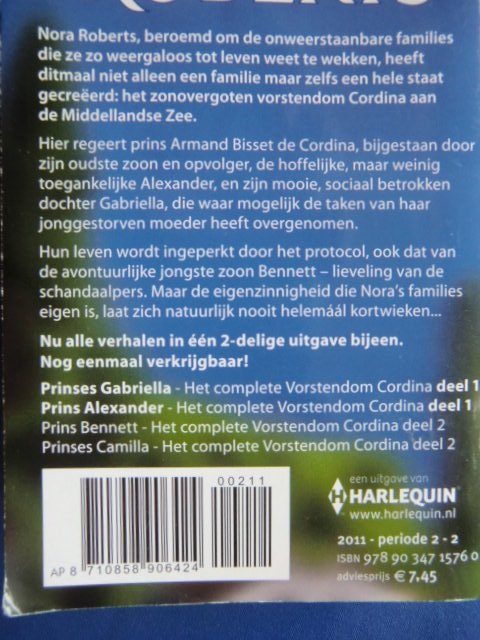 Het complete vorsendom Cordina deel 1 / Nora Roberts