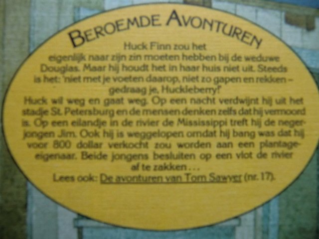 De avonturen van Huckleberry Finn / Mark Twain (AVI 9 ; Harde kaft)