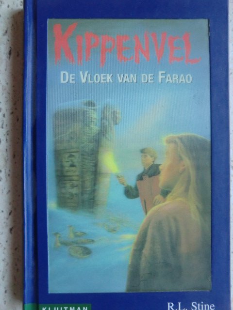 Kippenvel: De vloek van de Farao / R.L. Stine (AVI 8 ; harde kaft; holo)