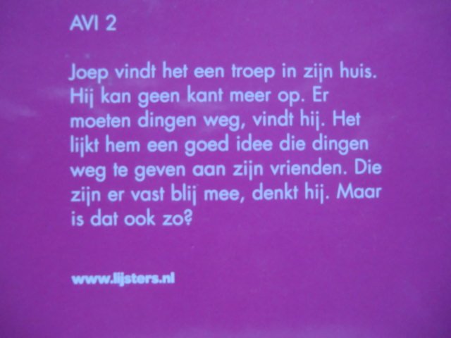 De troep van Joep / Rindert Kromhout ( AVI 2, Zachte kaft )