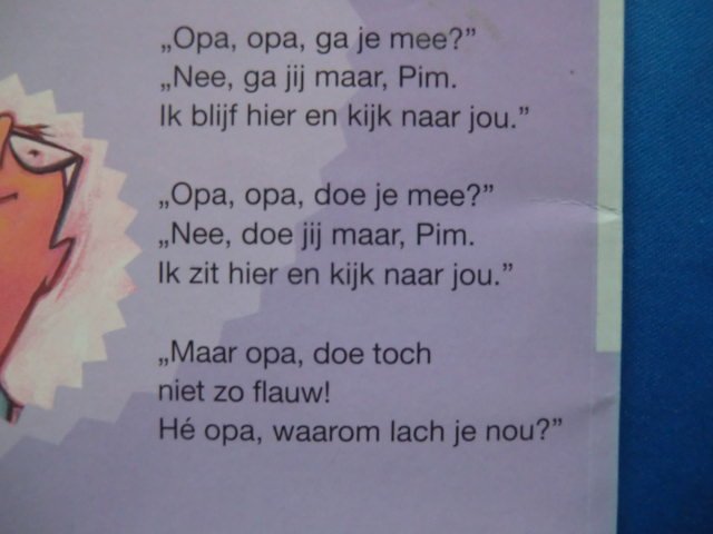 Mijn opa, mijn opa / Rindert Kromhout ( AVI 2, Zachte kaft )