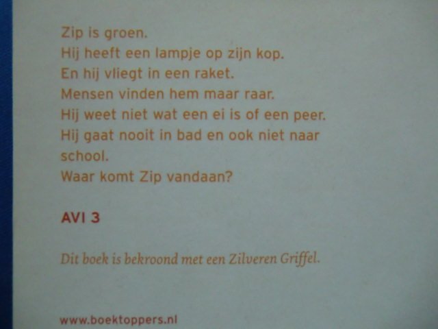 Zip / Wim Hofman / ( AVI 3, Zachte kaft )