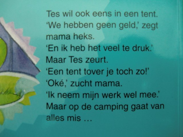 Een heks in een tent / Roswitha Wiedijk (Leesleeuw AVI 2)