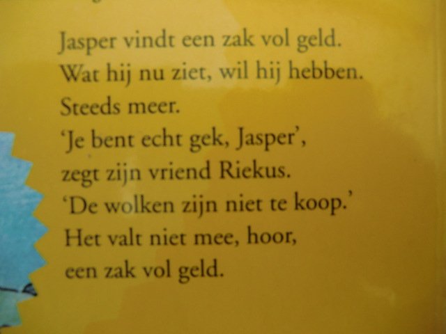 Een zak vol geld / Els Pelgrom (Leesleeuw AVI 3)